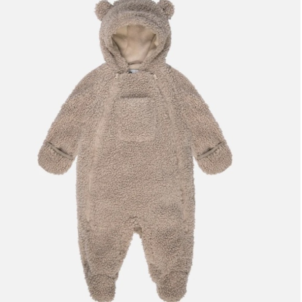 7 A.M. Enfant Teddy Bunting Jumpsuit